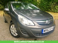 USED 2012 62 VAUXHALL CORSA 1.2 EXCLUSIV AC 5d 83 BHP ONLY 37,500 MILES WITH 1 LADY OWNER SINCE AUGUST 2013 BEAUTIFULLY KEPT CAR WITH FULL 'VAUXHALL MAIN DEALER SERVICE HISTORY AND LAST SERVICED @36,019 MILES,,LONG MOT