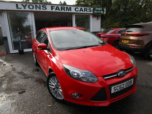 2013 62 Ford Focus 1.0 ZETEC 125 ECOBOOST 5d 125 BHP