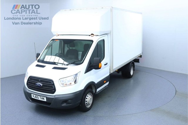 2015 65 FORD TRANSIT 2.2 350 RWD Twin Wheels L4 X-LWB 125 BHP Luton Van