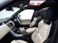 USED 2014 14 LAND ROVER RANGE ROVER SPORT 3.0 SDV6 (288 BHP) AUTOBIOGRAPHY DYNAMIC 4X4 AUTO (S/S)..2 TONE BLACK / IVORY UPHOLSTERY..NAV..PANORAMIC SUNROOF..REAR SEAT ENTERTAINMENT PANROOF+CAM+TINTS+XENON+LEATHER+NAV+CRUISE+REAR DVD