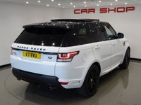 USED 2014 14 LAND ROVER RANGE ROVER SPORT 3.0 SDV6 (288 BHP) AUTOBIOGRAPHY DYNAMIC 4X4 AUTO (S/S)..2 TONE BLACK / IVORY UPHOLSTERY..NAV..PANORAMIC SUNROOF..REAR SEAT ENTERTAINMENT PANROOF+CAM+TINTS+XENON+LEATHER+NAV+CRUISE+REAR DVD