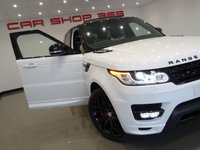 USED 2014 14 LAND ROVER RANGE ROVER SPORT 3.0 SDV6 (288 BHP) AUTOBIOGRAPHY DYNAMIC 4X4 AUTO (S/S)..2 TONE BLACK / IVORY UPHOLSTERY..NAV..PANORAMIC SUNROOF..REAR SEAT ENTERTAINMENT PANROOF+CAM+TINTS+XENON+LEATHER+NAV+CRUISE+REAR DVD