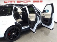 USED 2014 14 LAND ROVER RANGE ROVER SPORT 3.0 SDV6 (288 BHP) AUTOBIOGRAPHY DYNAMIC 4X4 AUTO (S/S)..2 TONE BLACK / IVORY UPHOLSTERY..NAV..PANORAMIC SUNROOF..REAR SEAT ENTERTAINMENT PANROOF+CAM+TINTS+XENON+LEATHER+NAV+CRUISE+REAR DVD