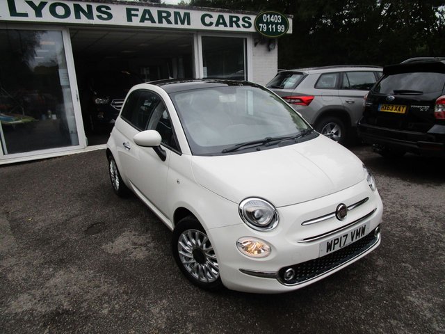 2017 17 Fiat 500 1.2 LOUNGE 3d 69 BHP NEW SHAPE
