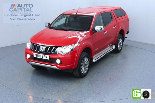 2018 18 MITSUBISHI L200 2.4 DI-D 4WD warrior Auto 180 Bhp Leather Seats Low Emission