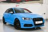 USED 2015 15 AUDI S3 2.0 S3 SPORTBACK QUATTRO 5d 296 BHP EXCLUSIVE PORSCHE RIVIERA BLUE TECH PACK & SUPERSPORT SEATS