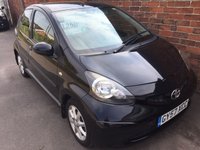 USED 2007 57 TOYOTA AYGO 1.0 BLACK VVT-I 5d 69 BHP - 5 Door, Manual, Petrol in Fair Condition with 65000 Miles and MOT till July 2021