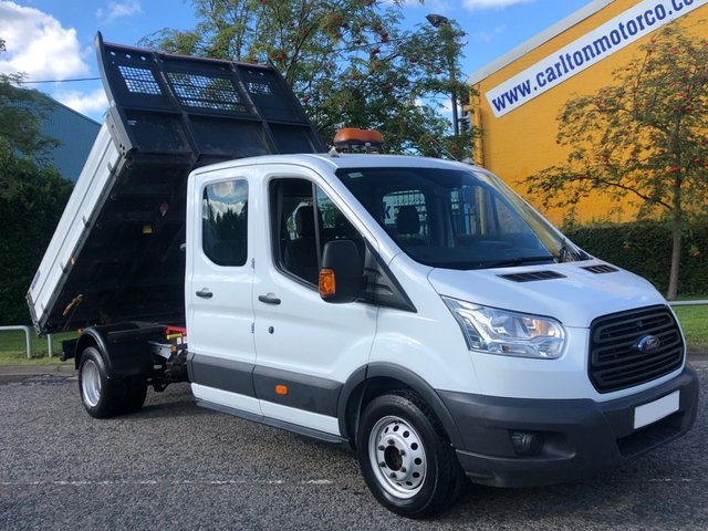 2016 66 Ford Transit 350 TDCi 125 L3 D/CAB TIPPER DRW EURO-6