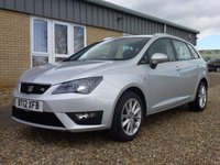USED 2012 12 SEAT IBIZA 1.2 TSI FR DSG 5d 104 BHP www.suffolkcarcentre.co.uk - Located at Reydon