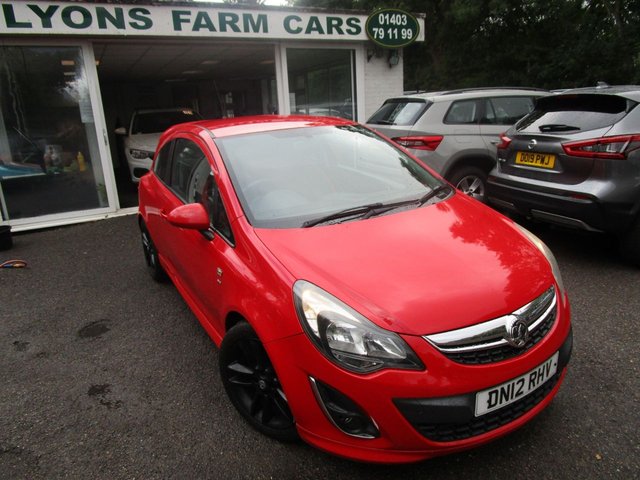 2012 12 Vauxhall Corsa 1.4 SRI 3d 98 BHP