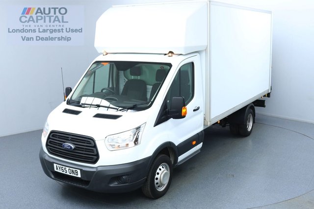 2015 65 FORD TRANSIT 2.2 350 RWD Twin Wheels L4 X-LWB 125 BHP Luton Van