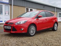 USED 2014 63 FORD FOCUS 1.0 ZETEC 5d 124 BHP www.suffolkcarcentre.co.uk - Located at Reydon