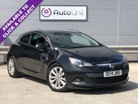 USED 2014 14 VAUXHALL ASTRA 2.0 GTC SRI CDTI S/S 3d 162 BHP COMPREHENSIVE HISTORY + AIR CON + BLUETOOTH + DAB RADIO + CRUISE CONTROL