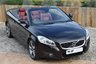 USED 2010 60 VOLVO C70 2.0 D3 SE LUX GEARTRONIC 2d 150 BHP FULL RED LEATHER SPORT SEATS.