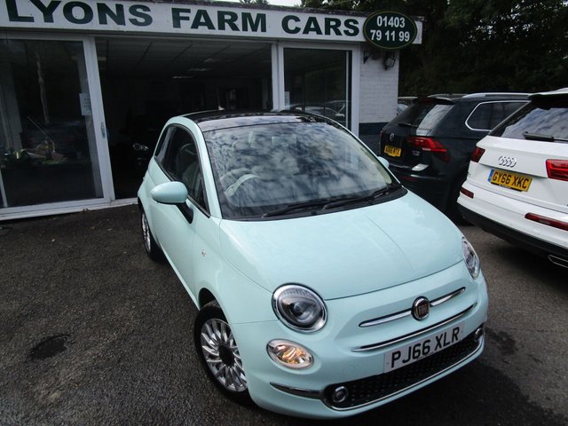 2016 66 Fiat 500 1.2 LOUNGE 3d 69 BHP NEW SHAPE *7