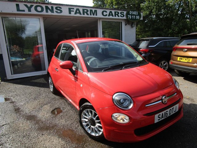 2016 16 Fiat 500 1.2 POP STAR 3d 69 BHP NEW SHAPE