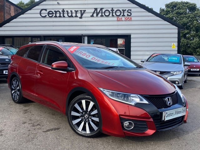 2015 15 Honda Civic 1.6 I-DTEC SR Tourer 5dr - LEATHER