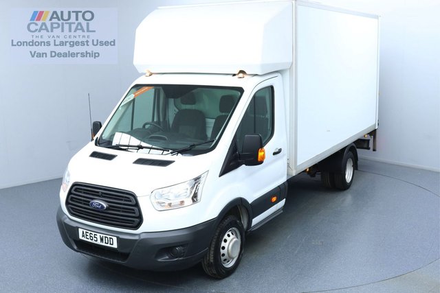 2015 65 FORD TRANSIT 2.2 350 RWD Twin Wheels L4 X-LWB 125 BHP Luton Van