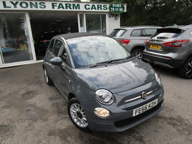 2017 66 Fiat 500 1.2 CONVERTIBLE POP STAR 3d 69 BHP *7