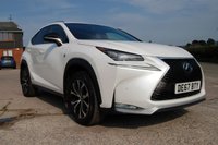 USED 2017 67 LEXUS NX 2.5 300H F SPORT 5d 153 BHP 2017 LEXUS NX 2.5 300H F SPORT 4x4 SUV 155 BHP PETROL HYBRID AUTOMATIC ONLY 24K MILES STUNNING CONDITION HEATED LEATHER SAT NAV CRUISE 12 MONTH MOT 6 MONTH WARRANTY FINANCE AVAILABLE