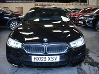 USED 2019 69 BMW 5 SERIES 2.0 520I M SPORT 4d 181 BHP GUARANTEED MILEAGE, HUGE SPEC SATNAV, FULL LEATHER INTERIOR, FRONT AND REAR PARKING SENSORS, CRUISE CONTROL, IDRIVE