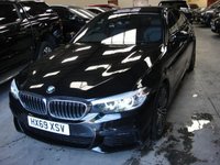 USED 2019 69 BMW 5 SERIES 2.0 520I M SPORT 4d 181 BHP GUARANTEED MILEAGE, HUGE SPEC SATNAV, FULL LEATHER INTERIOR, FRONT AND REAR PARKING SENSORS, CRUISE CONTROL, IDRIVE