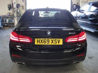 USED 2019 69 BMW 5 SERIES 2.0 520I M SPORT 4d 181 BHP GUARANTEED MILEAGE, HUGE SPEC SATNAV, FULL LEATHER INTERIOR, FRONT AND REAR PARKING SENSORS, CRUISE CONTROL, IDRIVE