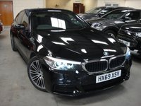 USED 2019 69 BMW 5 SERIES 2.0 520I M SPORT 4d 181 BHP GUARANTEED MILEAGE, HUGE SPEC SATNAV, FULL LEATHER INTERIOR, FRONT AND REAR PARKING SENSORS, CRUISE CONTROL, IDRIVE