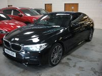 USED 2019 69 BMW 5 SERIES 2.0 520I M SPORT 4d 181 BHP GUARANTEED MILEAGE, HUGE SPEC SATNAV, FULL LEATHER INTERIOR, FRONT AND REAR PARKING SENSORS, CRUISE CONTROL, IDRIVE