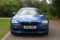 USED 2016 13 BMW 6 SERIES 3.0 640D M SPORT GRAN COUPE 4d 309 BHP ESTORIL BLUE! SPORT+, PAN ROOF!