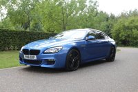USED 2016 13 BMW 6 SERIES 3.0 640D M SPORT GRAN COUPE 4d 309 BHP ESTORIL BLUE! SPORT+, PAN ROOF!