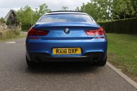 USED 2016 13 BMW 6 SERIES 3.0 640D M SPORT GRAN COUPE 4d 309 BHP ESTORIL BLUE! SPORT+, PAN ROOF!