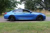 USED 2016 13 BMW 6 SERIES 3.0 640D M SPORT GRAN COUPE 4d 309 BHP ESTORIL BLUE! SPORT+, PAN ROOF!