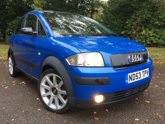 2003 53 Audi A2 1.6 FSI COLOUR STORM 109 BHP X14 SERVICE STAMPS//ONLY 2 OWNERS//No ULEZ charge due for this vehicle/STUNNING CONDITION