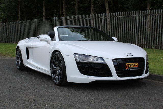 2012 12 AUDI R8 5.2 SPYDER V10 QUATTRO 2d 518 BHP