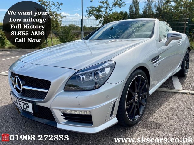 2014 14 Mercedes-Benz Slk 5.5 SLK55 AMG 2d 421 BHP