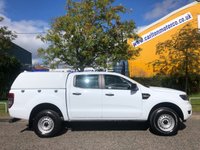 USED 2017 67 FORD RANGER PICKUP 2.2 XL 4X4 D/CAB TDCI 150 BHP REAR CANOPY Euro-6 