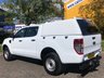 USED 2017 67 FORD RANGER PICKUP 2.2 XL 4X4 D/CAB TDCI 150 BHP REAR CANOPY Euro-6 