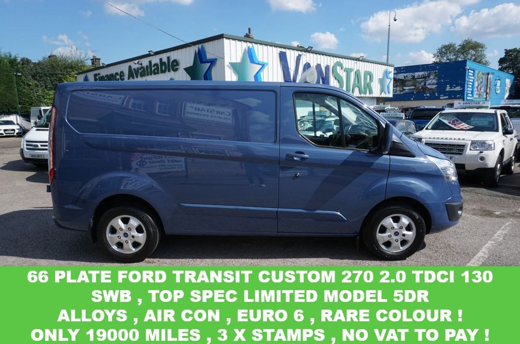 ford transit custom 66 plate