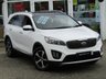 USED 2017 17 KIA SORENTO 2.2 CRDI KX-3 ISG 5d 197 BHP Finished in SNOW WHITE with contrasting BLACK HEATED LEATHER trim. This car comes with the balance of Kia 7 year warranty and with FSH. The Kia Sorento is one of the best 7 Seater, 4x4, MPV's on the market today, It offers striking looks and makes an ideal family and towing SUV with great specification. Features include, Pan Roof, Sat Nav, Heated Seats, Rear View Camera, DAB, B/Tooth and much more. Dealer Serviced at 12585 miles and at 20074 miles. 12 Months MOT.