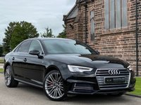 USED 2017 17 AUDI A4 2.0 TDI S LINE 4d 148 BHP ++ 1 OWNER ++ FULL HISTORY ++ SAT NAV ++