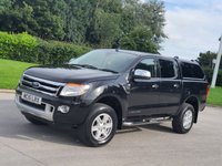 USED 2015 15 FORD RANGER 2.2 LIMITED 4X4 DCB TDCI 4d 148 BHP SAT NAV + REVERSING CAMERA + 2 KEYS