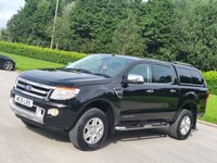 USED 2015 15 FORD RANGER 2.2 LIMITED 4X4 DCB TDCI 4d 148 BHP SAT NAV + REVERSING CAMERA + 2 KEYS