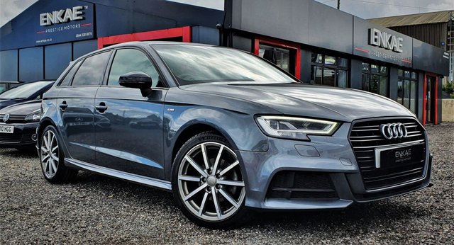 2019 19 Audi A3 1.5 SPORTBACK TFSI BLACK EDITION 5d 148 BHP