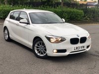 USED 2013 13 BMW 1 SERIES 1.6 116D EFFICIENTDYNAMICS 5d 114 BHP LOVELY DRIVE++VERY WELL MAINTAINED