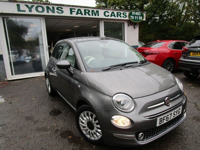 2017 67 Fiat 500 1.2 LOUNGE 3d 69 BHP NEW SHAPE