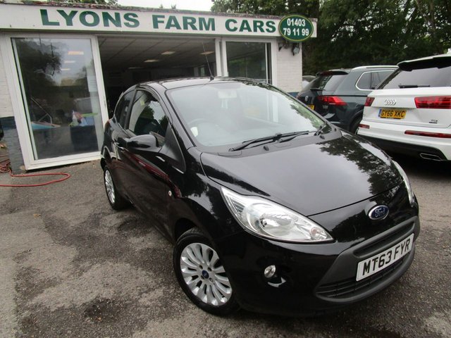 2013 63 Ford Ka 1.2 ZETEC 3d 69 BHP
