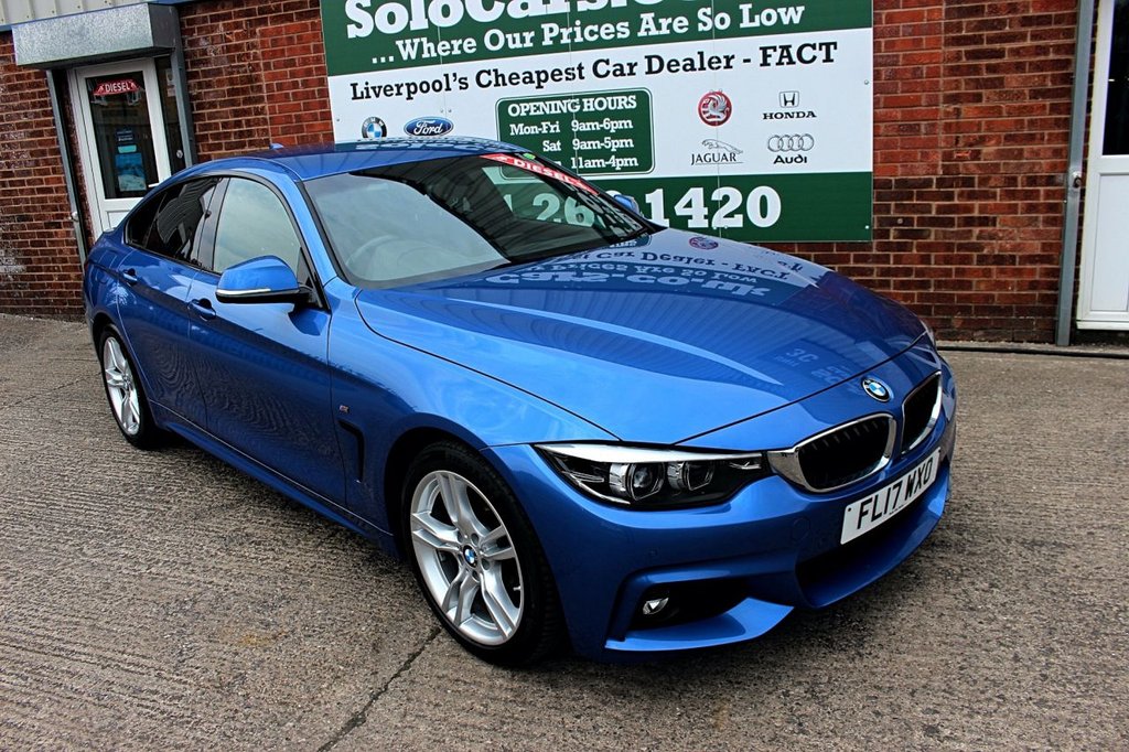 2017 17 BMW 4 SERIES 2.0 420D M SPORT GRAN COUPE 4d AUTO 188 BHP