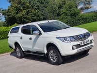USED 2016 66 MITSUBISHI L200 2.4 DI-D 4X4 BARBARIAN DCB 178 BHP SAT NAV + LEATHER + 2 KEYS