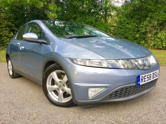 2008 58 Honda Civic 1.8 I-VTEC ES I-SHIFT 5d AUTO 139 BHP ONLY 2 RETIRED OWNERS WITH FULL HONDA SERVICE HISTORY X10HONDA STAMPS